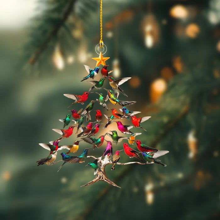 🔥2026 New Release 60% OFF - 🐦🎄Hummingbird Christmas Ornament✨(Same as in the video)🎄