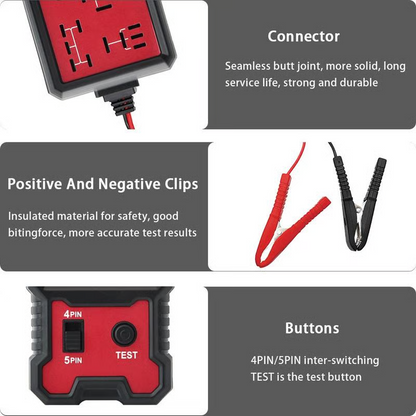 ❄Winter Car Relay Tester🔧, 12V/24V Car Relay Tester, 2026 Model Car Relay Tester, Fault Code Reader and Scanner, Diagnostic, Testing and Measurement Tools