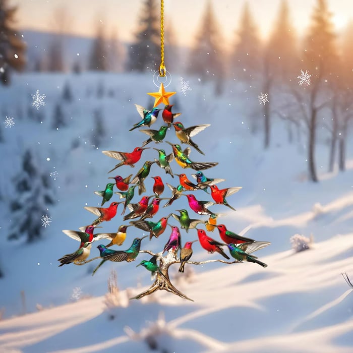 🔥2026 New Release 60% OFF - 🐦🎄Hummingbird Christmas Ornament✨(Same as in the video)🎄