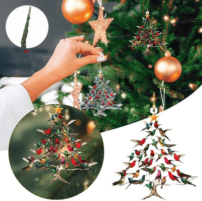 🔥2026 New Release 60% OFF - 🐦🎄Hummingbird Christmas Ornament✨(Same as in the video)🎄